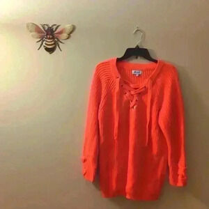 military hippie, pink, small sweater